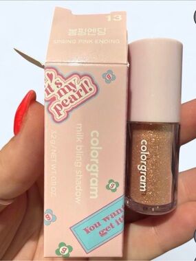 Colorgram Spring Pink Ending Milk Bling Shadow - Pink Pearl Shimmer